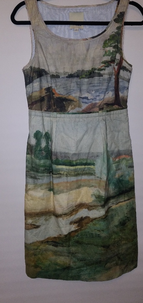 Anthroplogie Odille Size 6 Landscape Dress